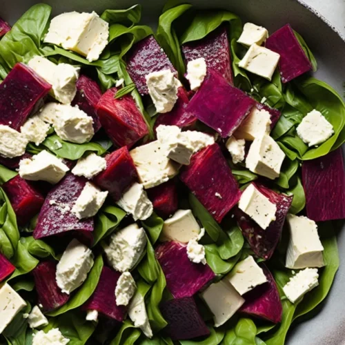 Recette salade de betteraves et fromage de chevre