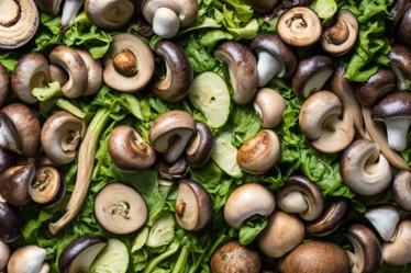 Recette salade de champignons et persil
