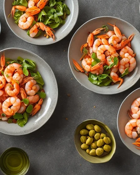 Recette salade de chou chinois et crevettes