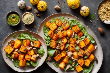 Recette salade de courges grillees