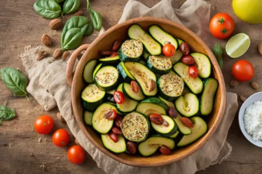 Recette salade de courgettes marinees