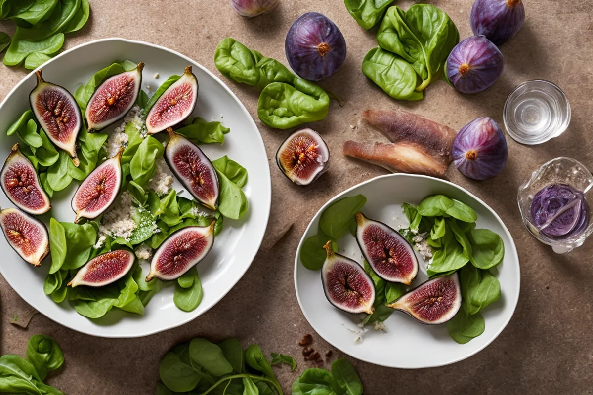 Recette salade de figues et jambon de parme