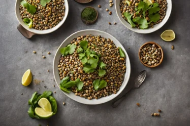 Recette salade de lentilles au cumin