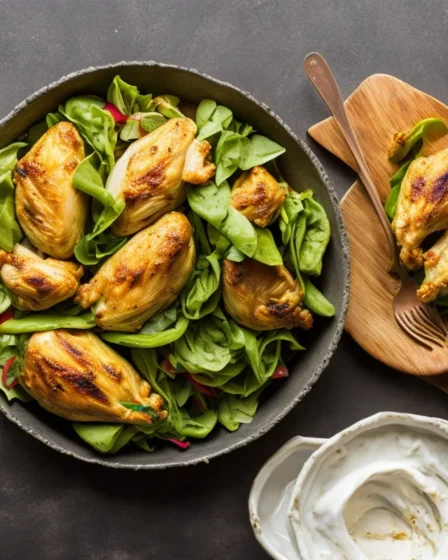 Recette salade de poulet au curry