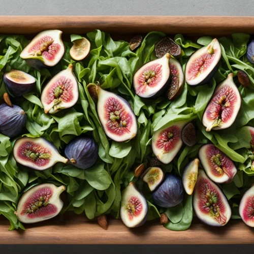 Recette salade de roquette et figues fraiches