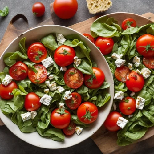 Recette salade de tomates pasteque et feta
