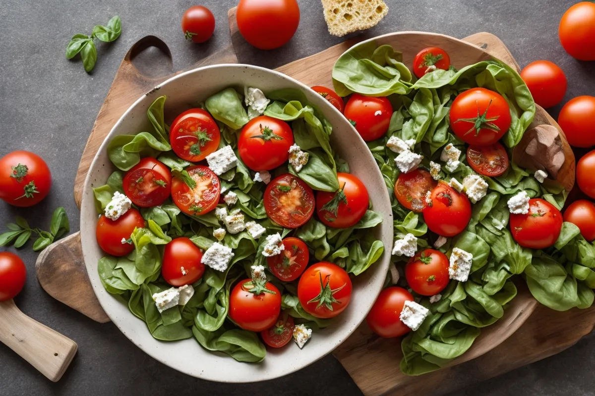 Recette salade de tomates pasteque et feta